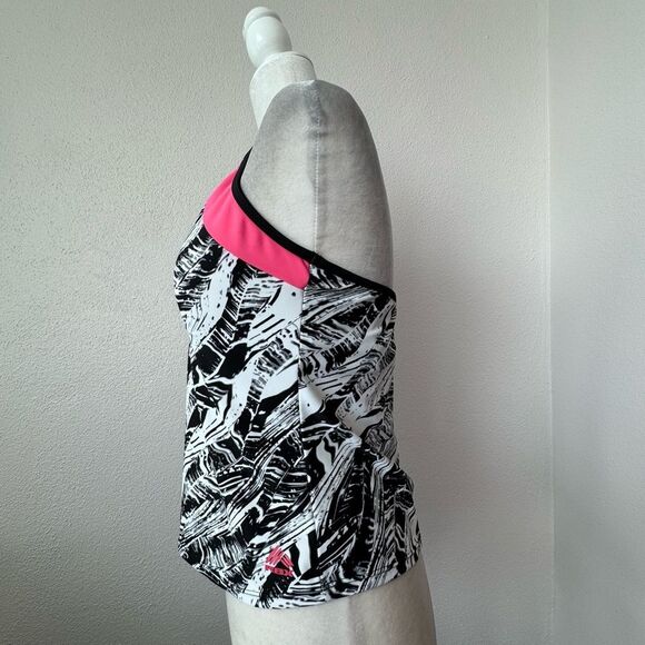 RBX Tankini Black White Adjustable Straps SZ XL - Picture 3 of 9